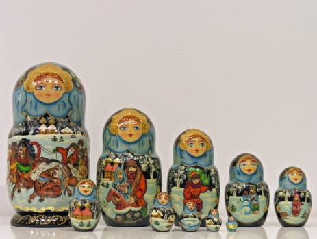 Matrioska Collezione 14 Nesting Doll Collection 14