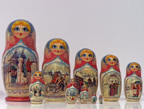 Matrioska Collezione 19 Nesting Doll Collection 19