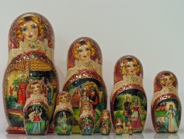 Matrioska Collezione 19 Nesting Doll Collection 19