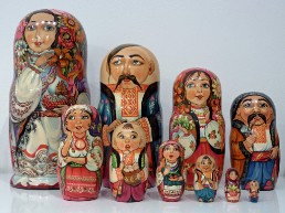 Matrioska Collezione 49 Nesting Doll Collection 49