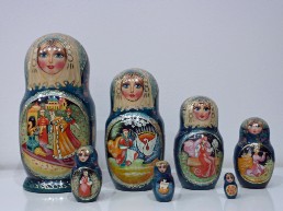 Matrioska Collezione 52 Nesting Doll Collection 52