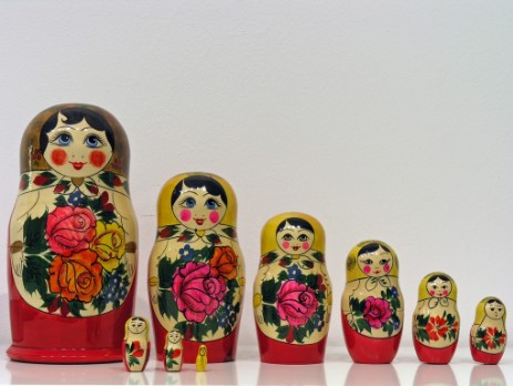 Matrioska Collezione 8 Nesting Doll Collection 8